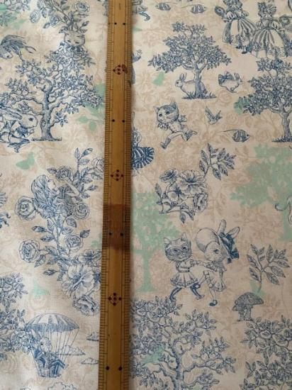 ジョリーフルール　森柄　Aブルー