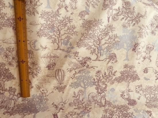 ジョリーフルール　森柄　Cパープル