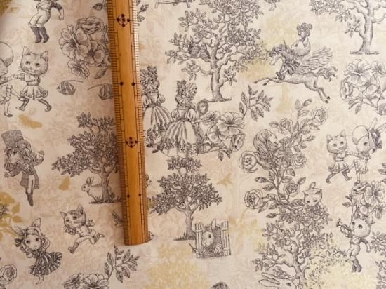 ジョリーフルール　森柄　Dブラック