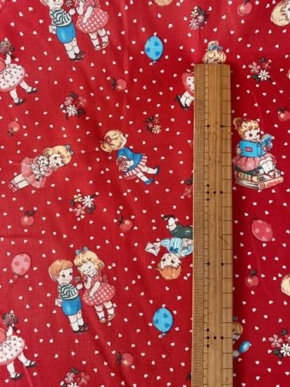 松山敦子　子供柄　赤